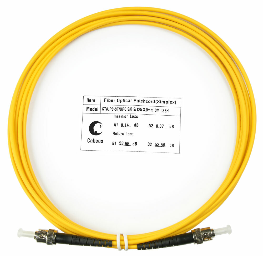 Патч-корд оптический FOP(s)-9-ST-ST-3m (7558c)