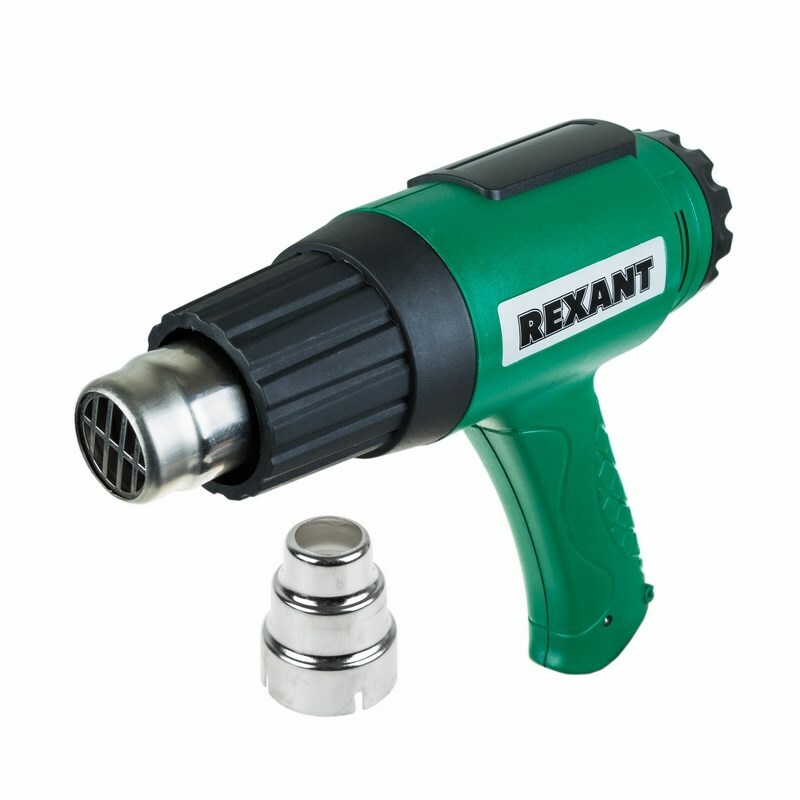 12-0056 ∙ Фен строительный REXANT, 230 В/1600 Вт "MASTER" с терморегулятором