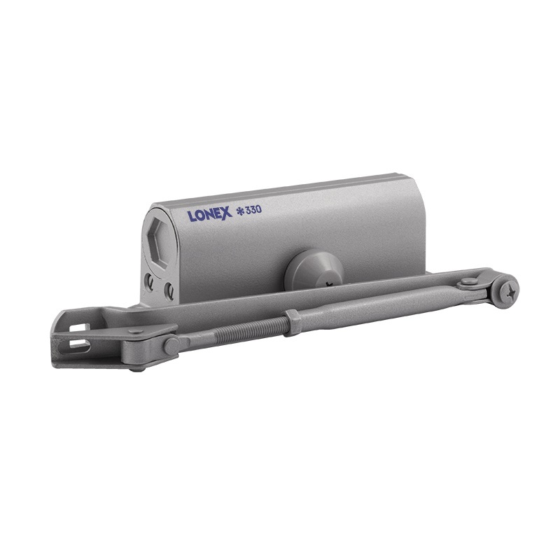 Доводчик дверной LONEX 330 (серый)
