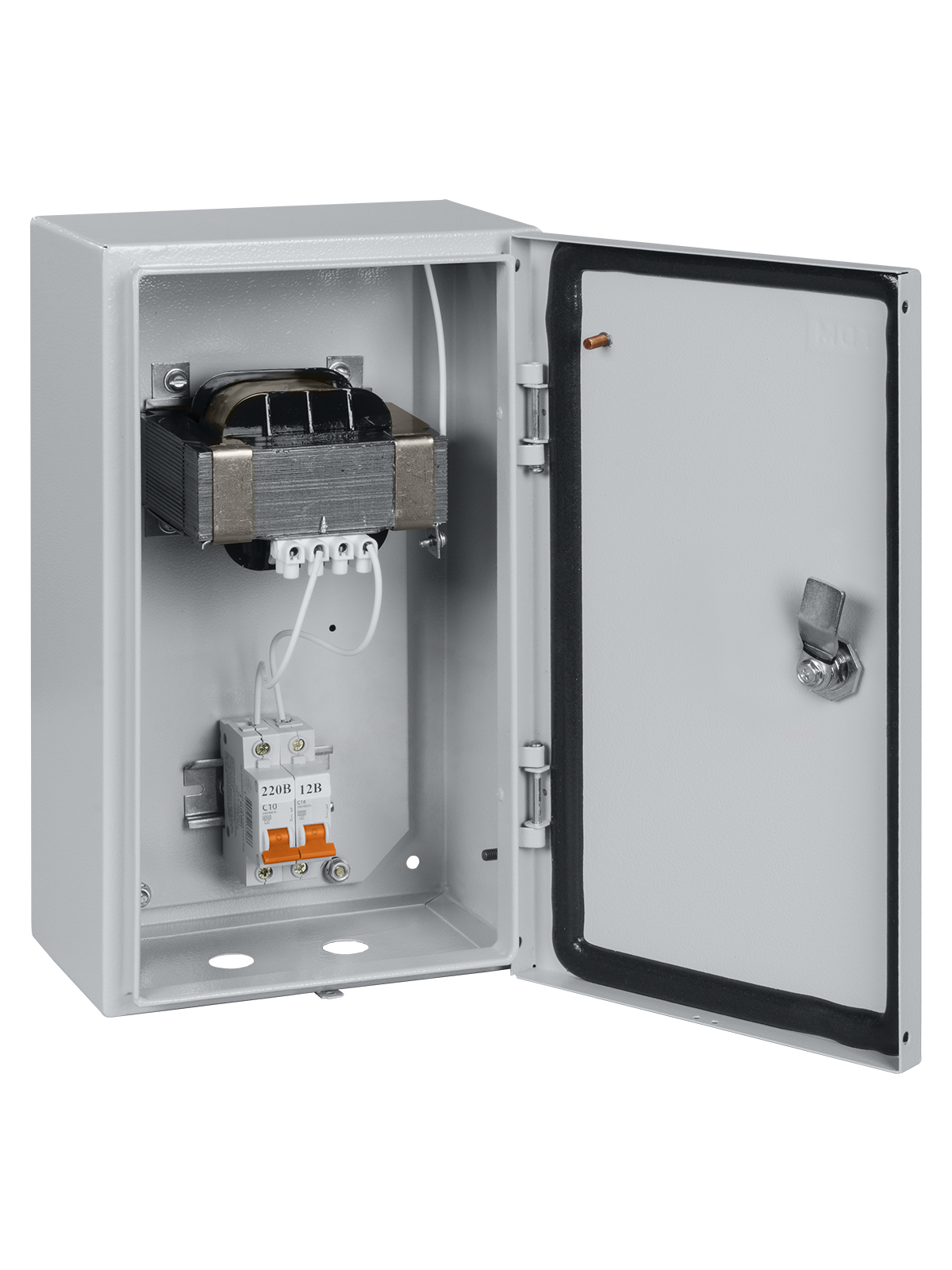 Ящик с понижающим трансформатором TDM ELECTRIC SQ1601-0013 ЯТП-0,25 220/12-2 авт. IP54