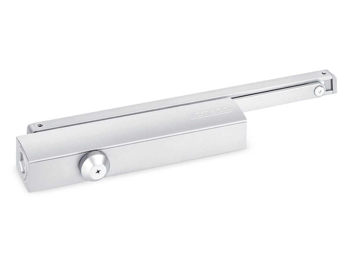 Доводчик дверной DC-045-155 SL+HO+DA+BC PRO (серебро)