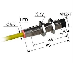 Датчик индуктивный бесконтактный PS2-12M55-10N31-K
