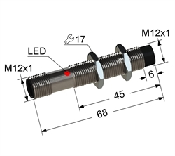 Датчик индуктивный бесконтактный PS2-12M68-8N61-C4