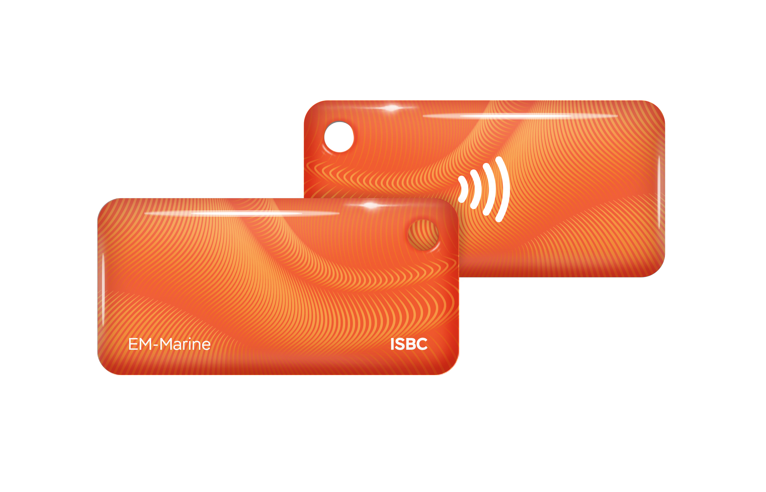 Бесконтактный брелок RFID-Брелок ISBC EM-Marine (оранжевый)