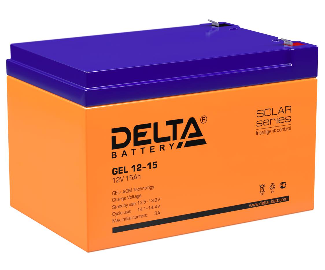 GEL 12-15 ∙ Аккумулятор 12В 15 А∙ч