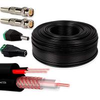 Кабель КВК Ps-Link KVK-CCA-2075K-80 с набором коннекторов RG-59 + 2 x 0.75 кв.мм. 80м.