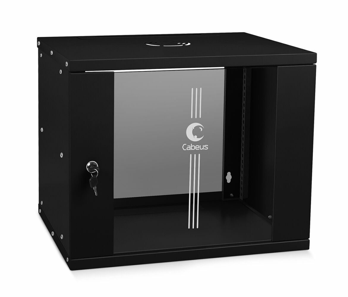 Шкаф телекоммуникационный WSC-05D-12U55/45-BK (10180c)