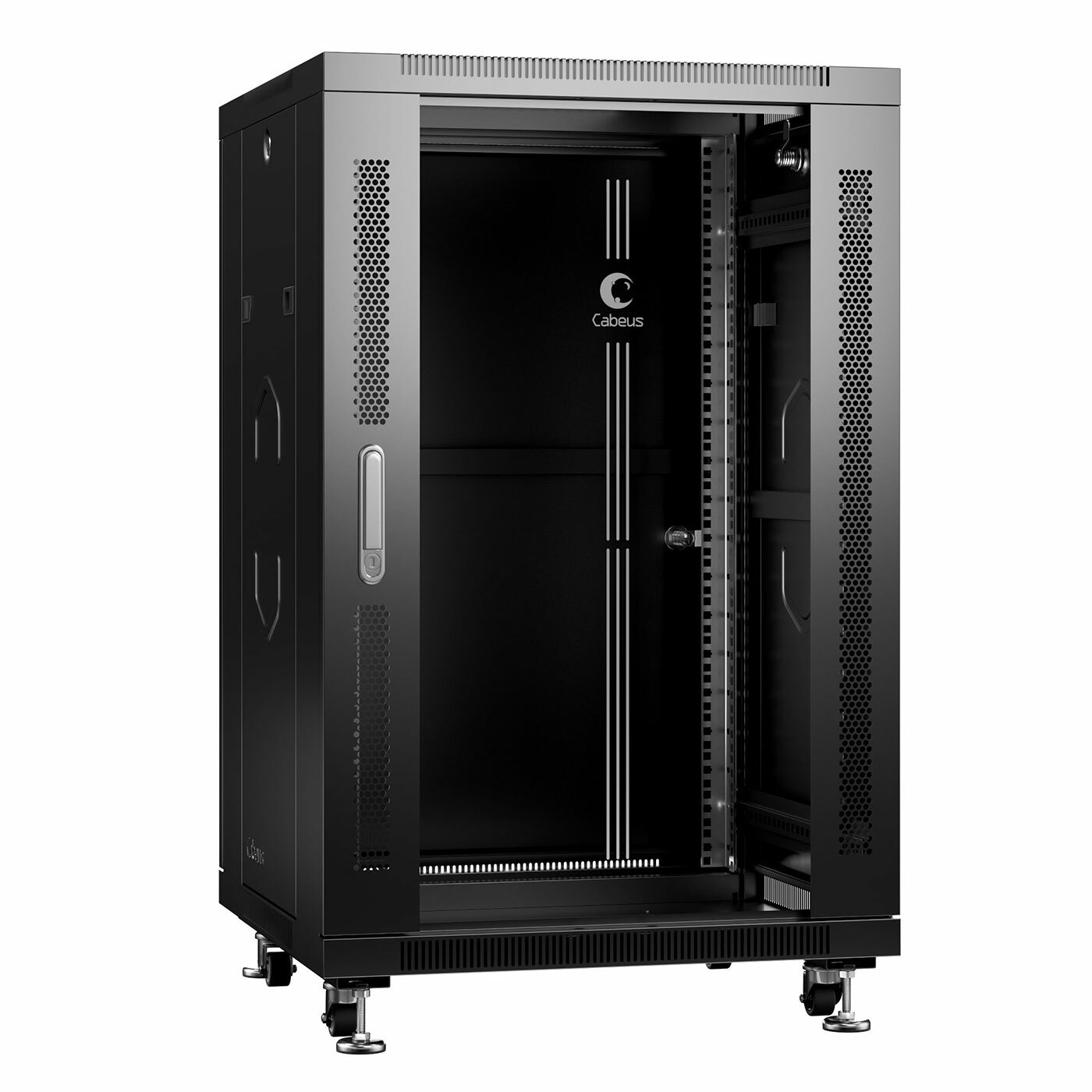 Шкаф телекоммуникационный SH-05C-18U60/60-BK (8555c)