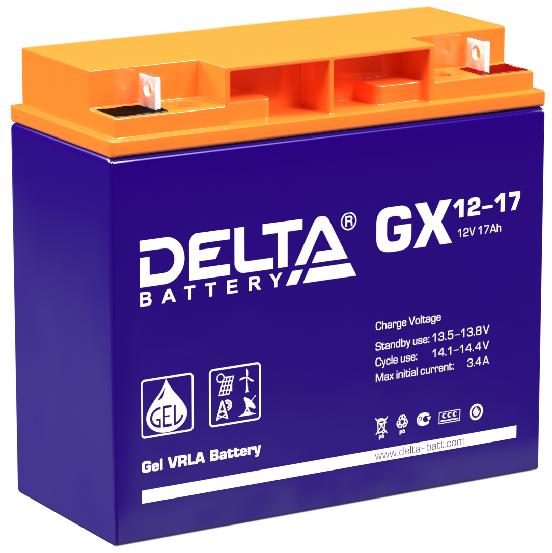 GX 12-17 ∙ Аккумулятор 12В 17 А∙ч