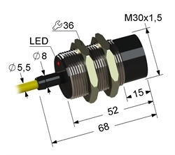 Датчик индуктивный бесконтактный PS2-30M68-15N31-Z
