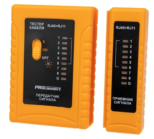 Тестер 12-1006-4 ∙ Тестер кабеля RJ-45+RJ-11 468 PROconnect