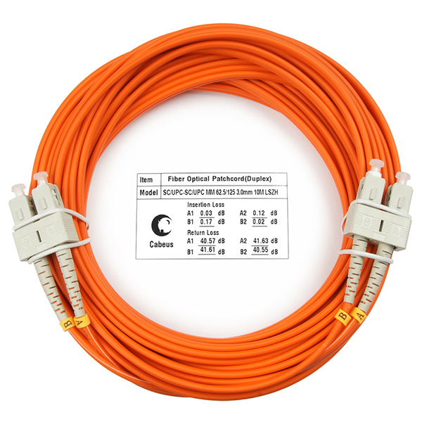 Патч-корд оптический FOP-62-SC-SC-10m (7623c)