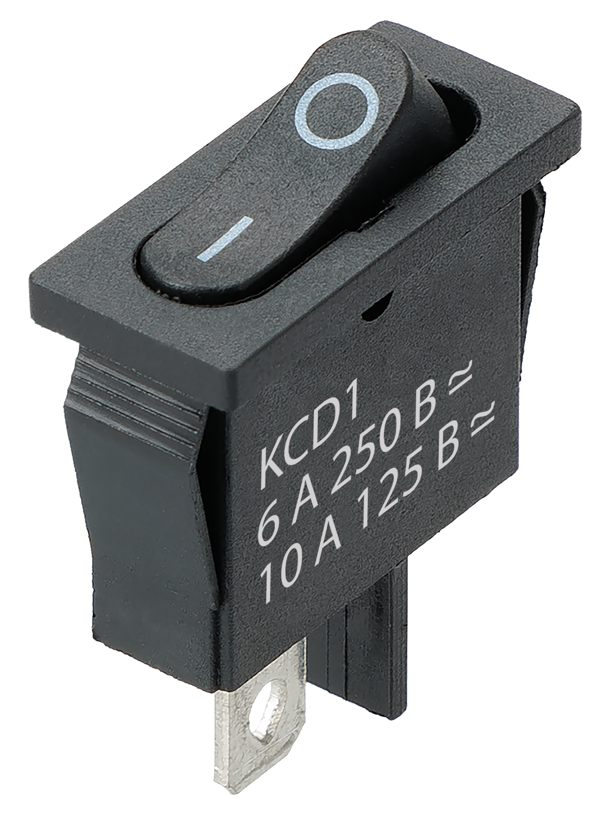 Выключатель автоматический TDM ELECTRIC SQ0746-0133 KCD1-101B 250В AC/DC, 1P, 6А, (2с), ON-OFF, черный