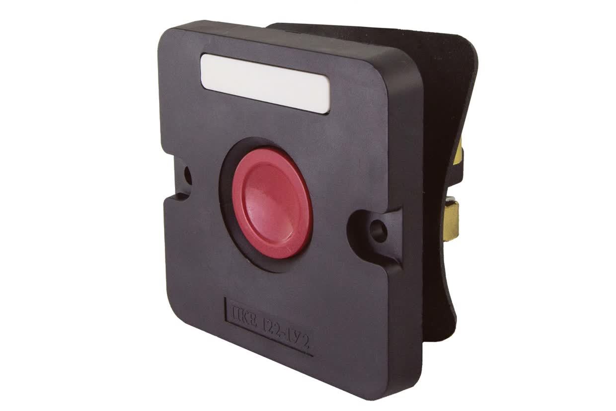 Пост кнопочный TDM ELECTRIC SQ0742-0014 ПКЕ 122-1 У2, красная кнопка, IP54