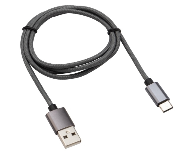 18-1896 ∙ Кабель USB-Type-C/3A/nylon/grafit/1m/REXANT
