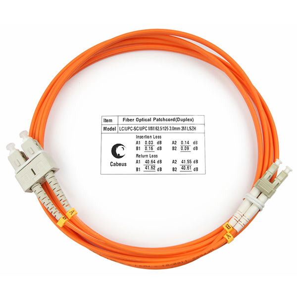 Патч-корд оптический FOP-62-LC-SC-2m (7609c)
