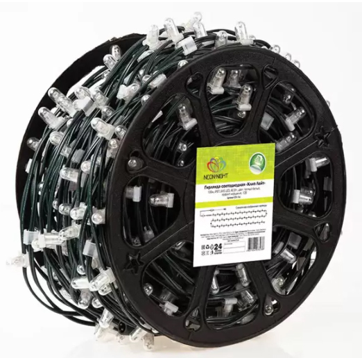 325-125 ∙ Гирлянда "LED ClipLight" 12V 150 мм, цвет диодов Белый ∙ кратно 100 м
