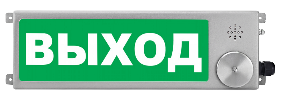 Оповещатель охранно-пожарный (табло) ТСВ-Exm-Прометей 220В "Выход"