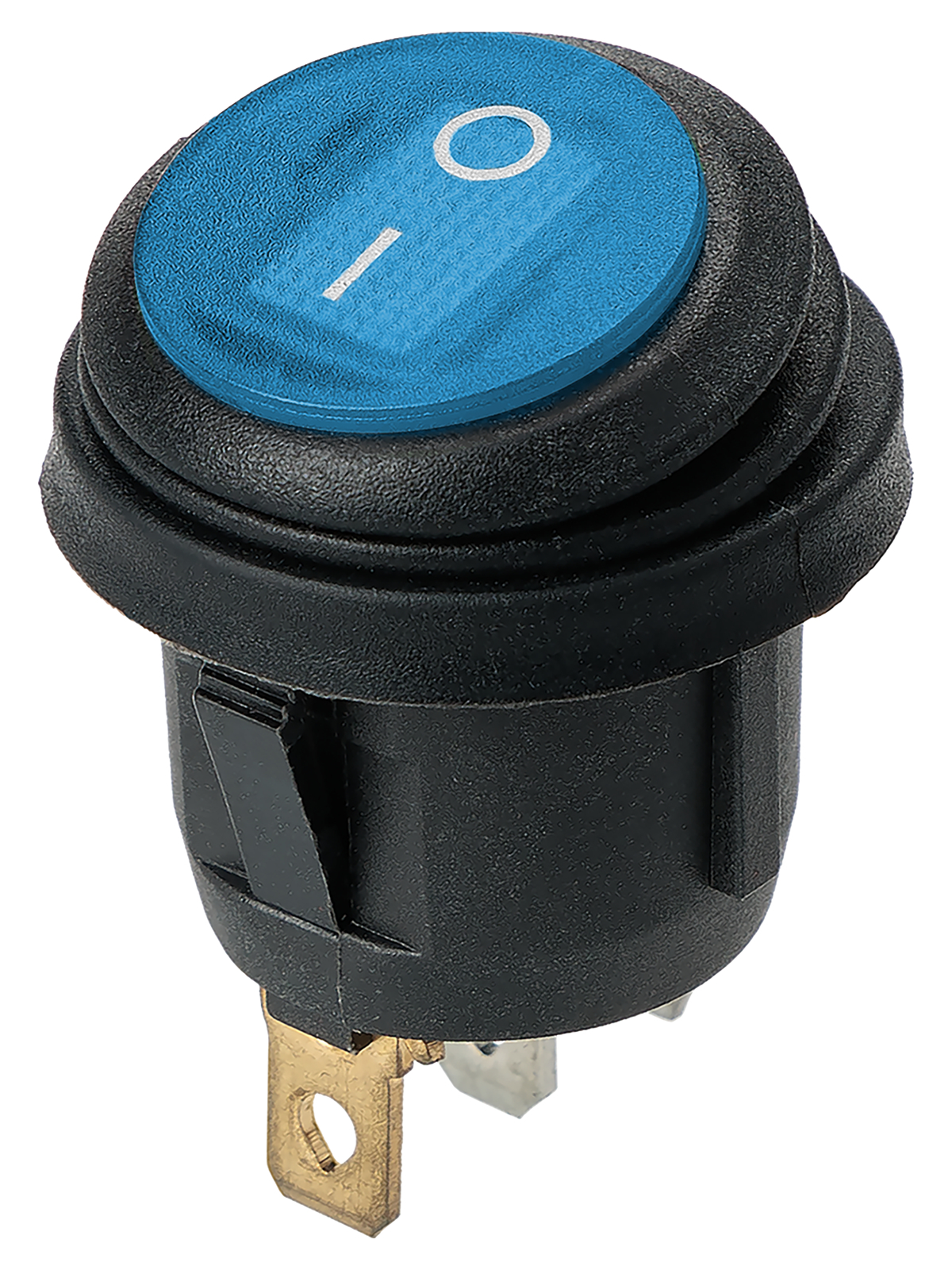Выключатель клавишный TDM ELECTRIC SQ0746-0151 KCD2-101N/FS 250В AC/DC, 1P, 6А, (3с), ON-OFF, синяя клавиша с LED подсветкой, IP54