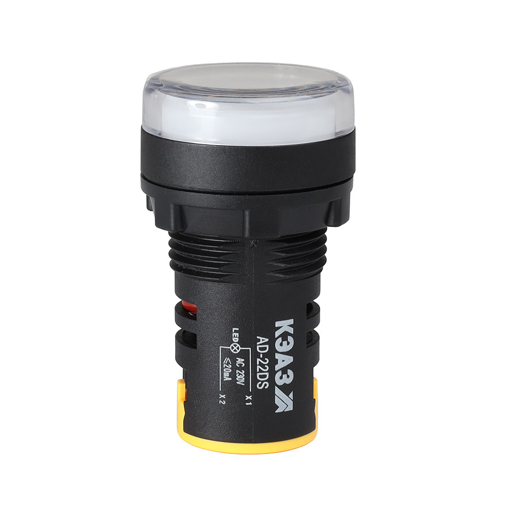 Индикатор КЭАЗ 303926 AD22DS(LED) белый 24В AC/DC