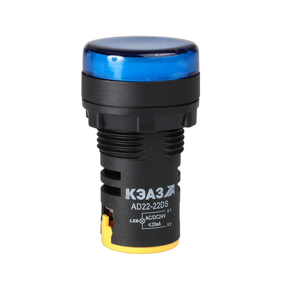 Индикатор КЭАЗ 238571 AD22DS(LED) синий 230В