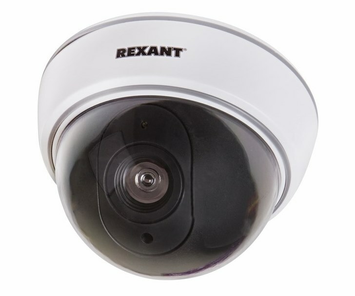 45-0210 ∙ Муляж камеры REXANT внутренний, купольный, белый