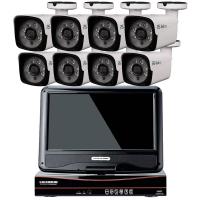 Комплект видеонаблюдения AHD 2Мп Ps-Link KIT-C9208HD 8 камер для улицы, регистратор с монитором