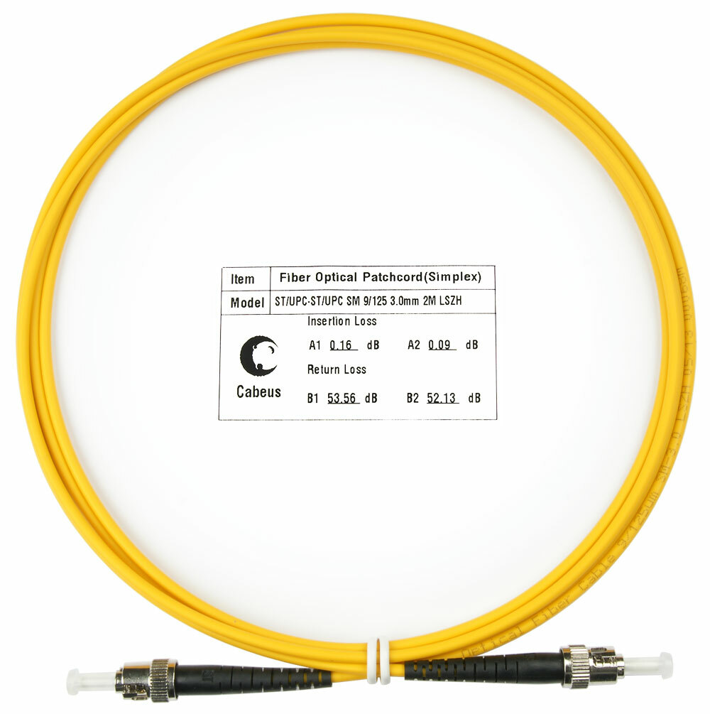Патч-корд оптический FOP(s)-9-ST-ST-2m (7557c)