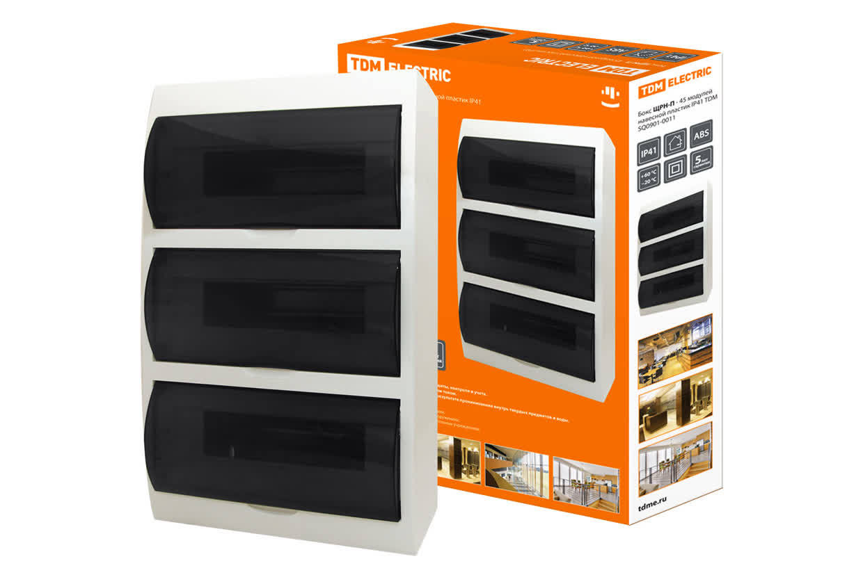 Щит распределительный TDM ELECTRIC SQ0901-0011 ЩРН-П-45