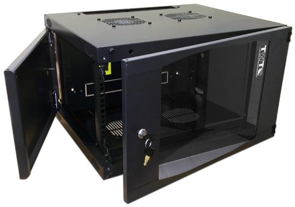 Шкаф телекоммуникационный TWT-CBWNG-9U-6x6-BK