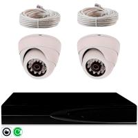 Комплект видеонаблюдения IP 5Мп Ps-Link KIT-A502IP-YE с облачным сервисом Ipeye, удалённым доступом для ПВЗ, дома, офиса