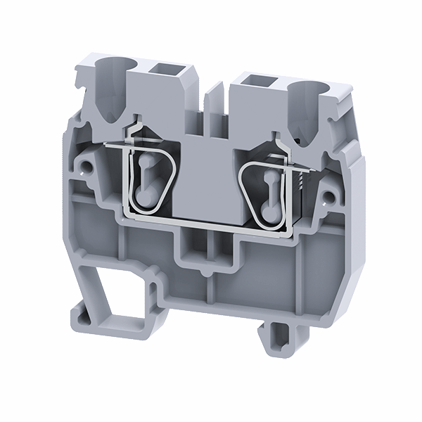 Клемма пружинная КЭАЗ 331821 OptiClip CXM-2,5-I-24A-(0,2-2,5)-серый