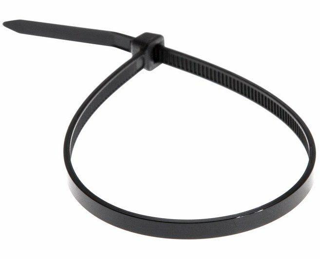 Стяжка Хомут nylon 200x3,6 мм 100 шт. чёрный Tantos
