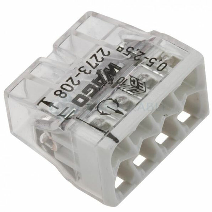 2273-208 ∙ Экcпресс-клемма, 8-проводная до 2,5 мм² WAGO кратно 50 шт