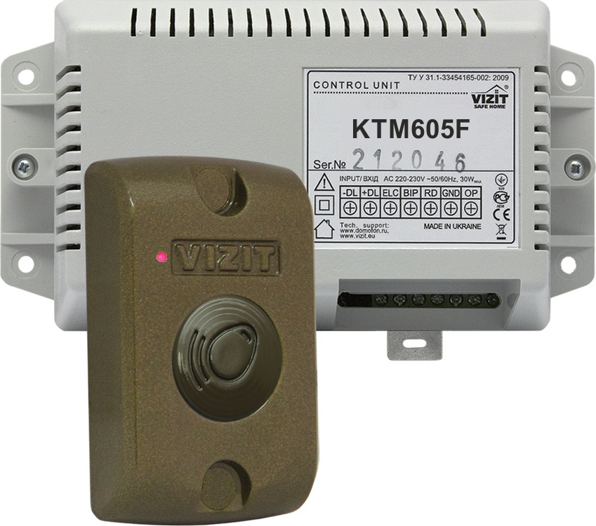 Комплект СКУД VIZIT-КТМ605F