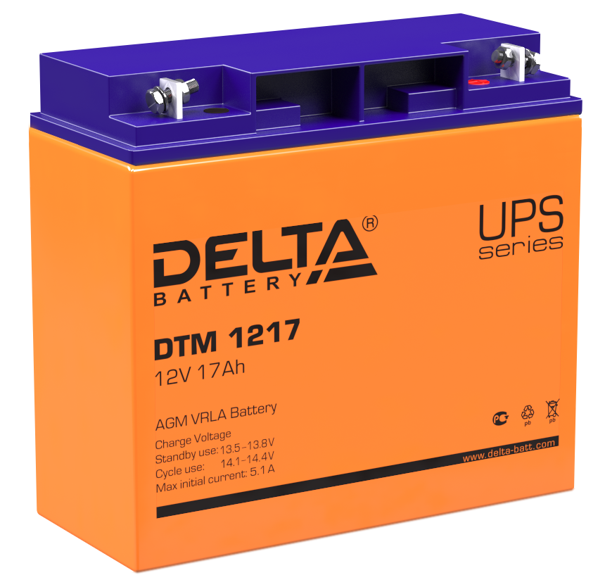 DTM 1217 ∙ Аккумулятор 12В 17 А∙ч