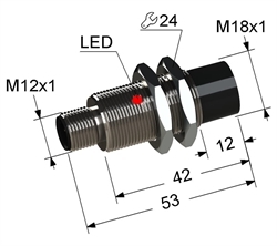 Датчик индуктивный бесконтактный PS2-18M53-12N11-C4