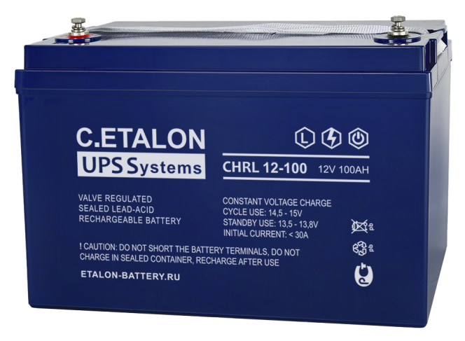 CHRL 12-100 ∙ Аккумулятор 12В 100 А∙ч