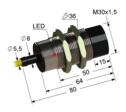 Датчик индуктивный бесконтактный PS2-30M80-15N41-Z