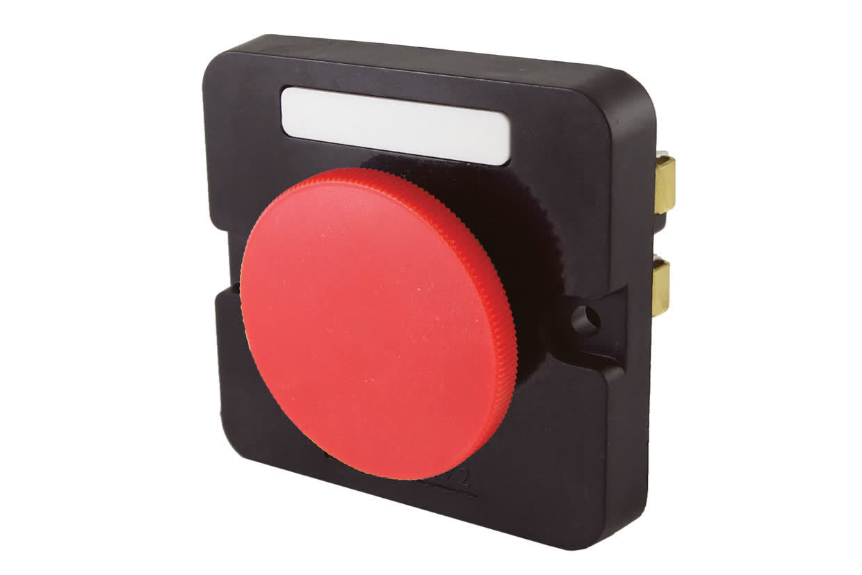 Пост кнопочный TDM ELECTRIC SQ0742-0006 ПКЕ 112-1 У3, красный гриб, IP40