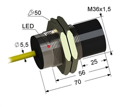Датчик индуктивный бесконтактный PS2-36M70-20N84-K