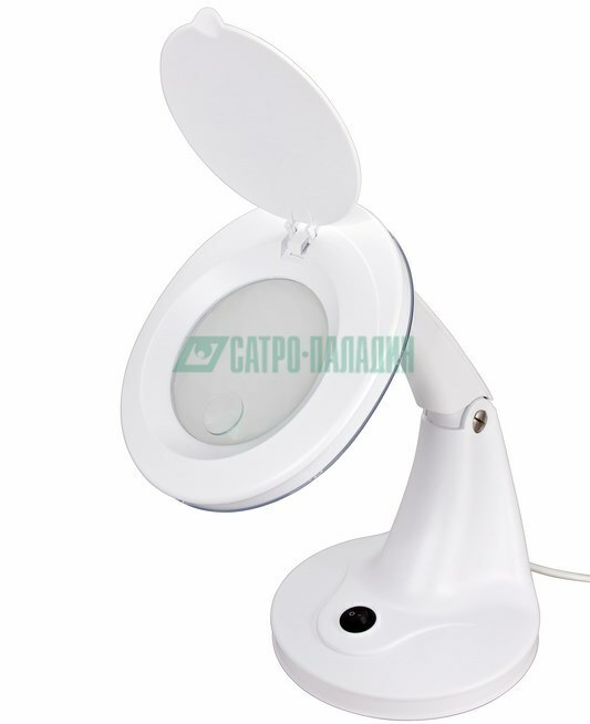 Лупа 31-0243 ∙ Лупа настольная 3D+12D REXANT с подсветкой 60 LED, белая