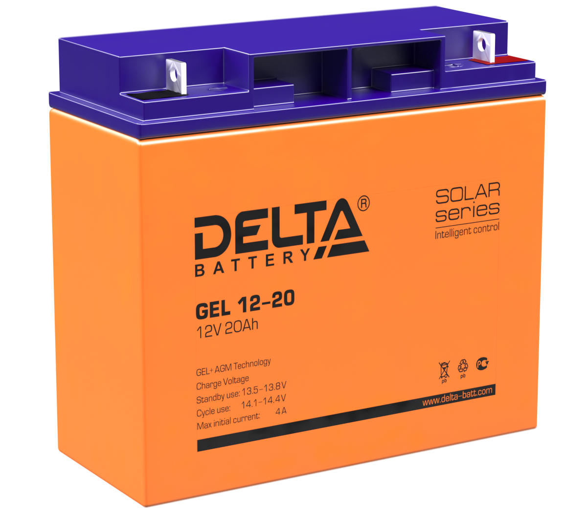 GEL 12-20 ∙ Аккумулятор 12В 20 А∙ч