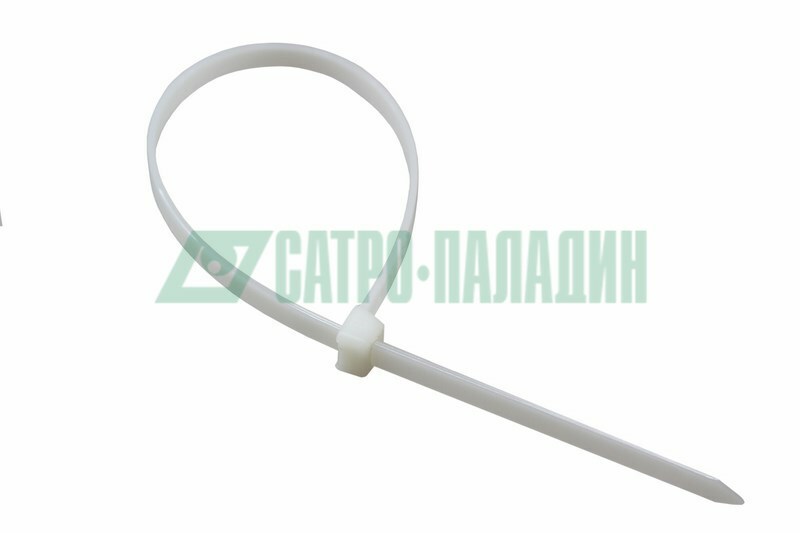 Стяжка 57-0150 ∙ Хомут-стяжка кабельная нейлоновая 150x2,5мм, белая (100 шт/уп) PROconnect ∙ кратно 10 упак