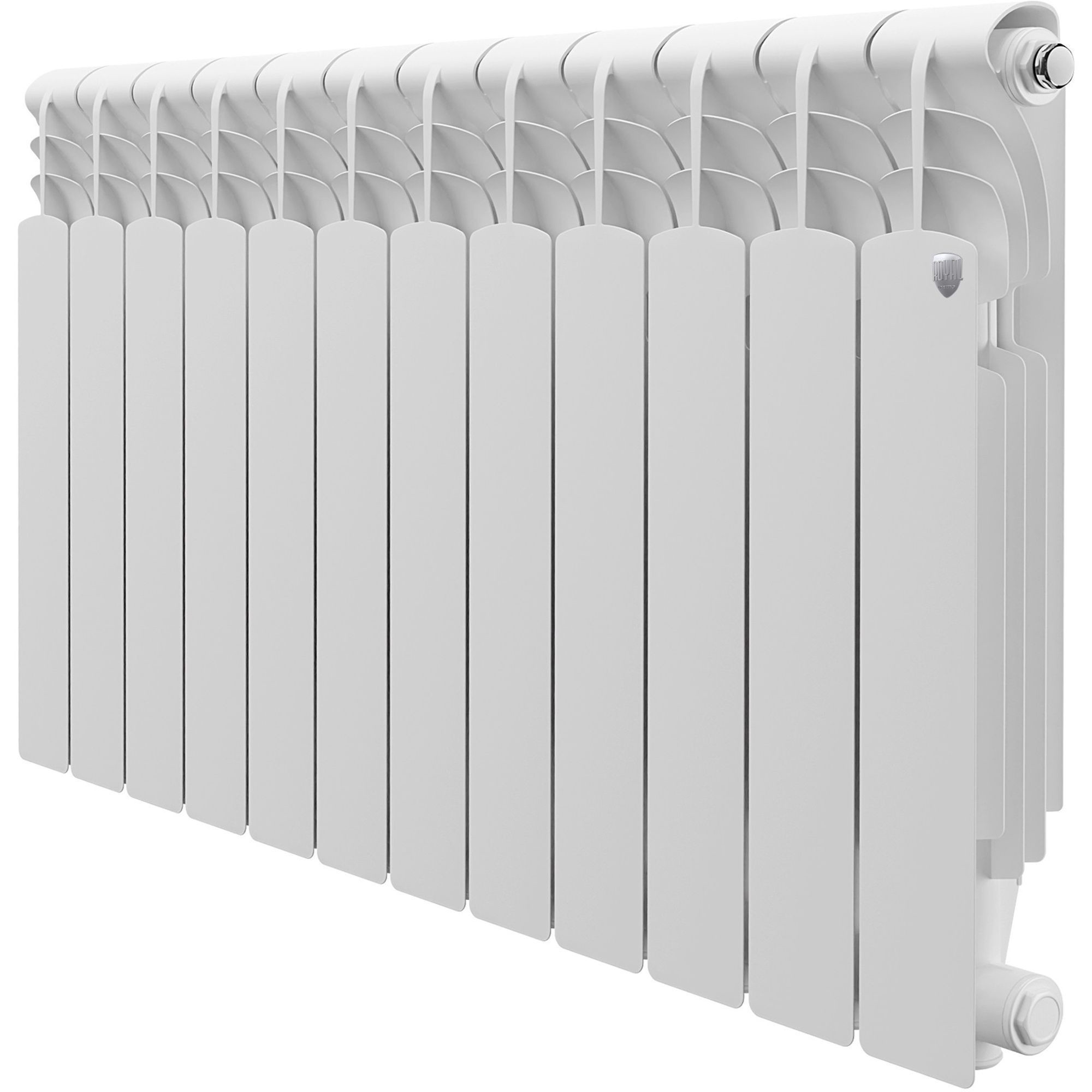 Радиатор алюминиевый секционный Royal Thermo Revolution 500 2.0 - 12 секций