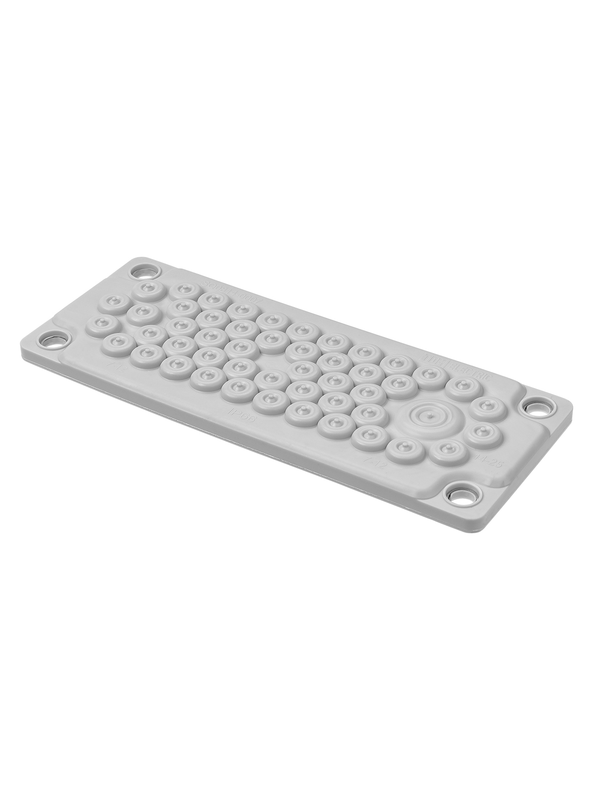 Ввод кабельный мембранный TDM ELECTRIC SQ0814-0007 КВМ-50, ТЭП, RAL7035, IP66, 50 вводов