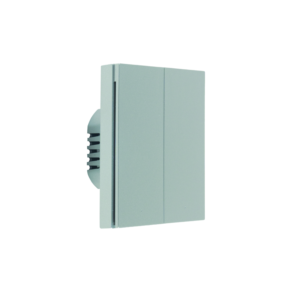 Выключатель беспроводной Aqara Smart Wall Switch H1 EU WS-EUK02 (No Neutral, Double Rocker) серый