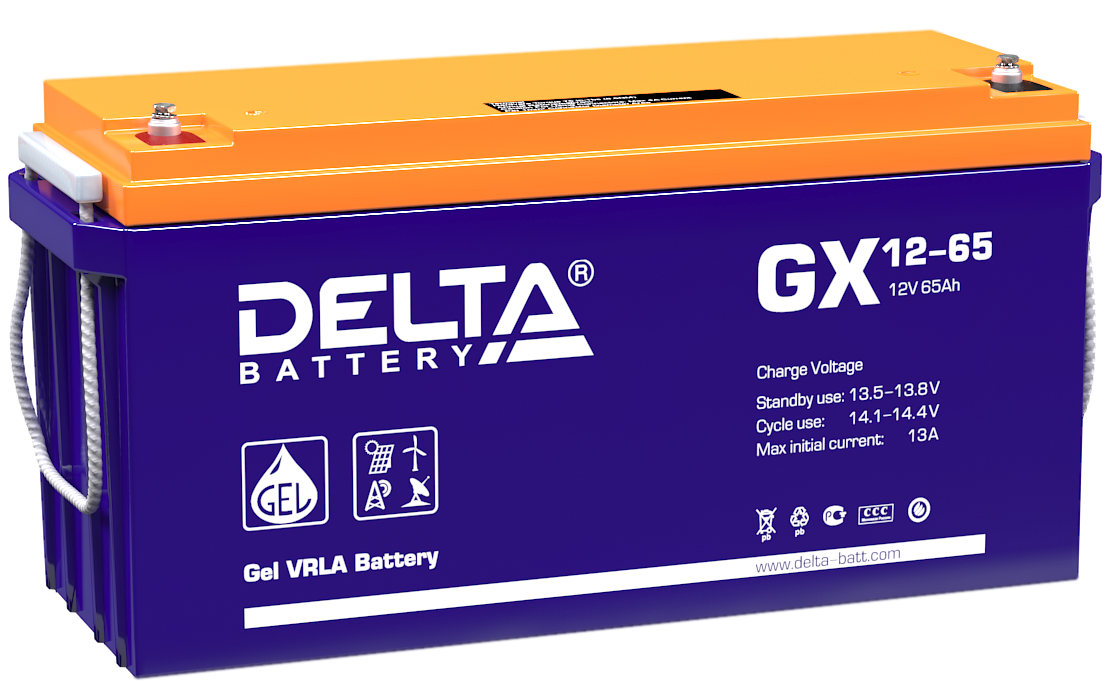 GX 12-65 ∙ Аккумулятор 12В 65 А∙ч