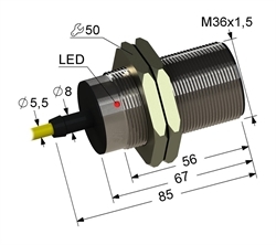 Датчик индуктивный бесконтактный PS2-36M85-12B74-Z