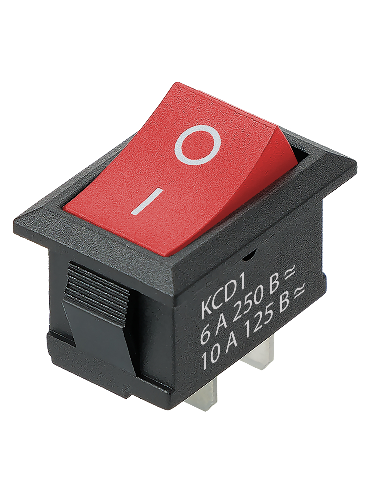 Выключатель автоматический TDM ELECTRIC SQ0746-0136 KCD1-101 250В AC/DC, 1P, 6А, (2с), ON-OFF, красная клавиша